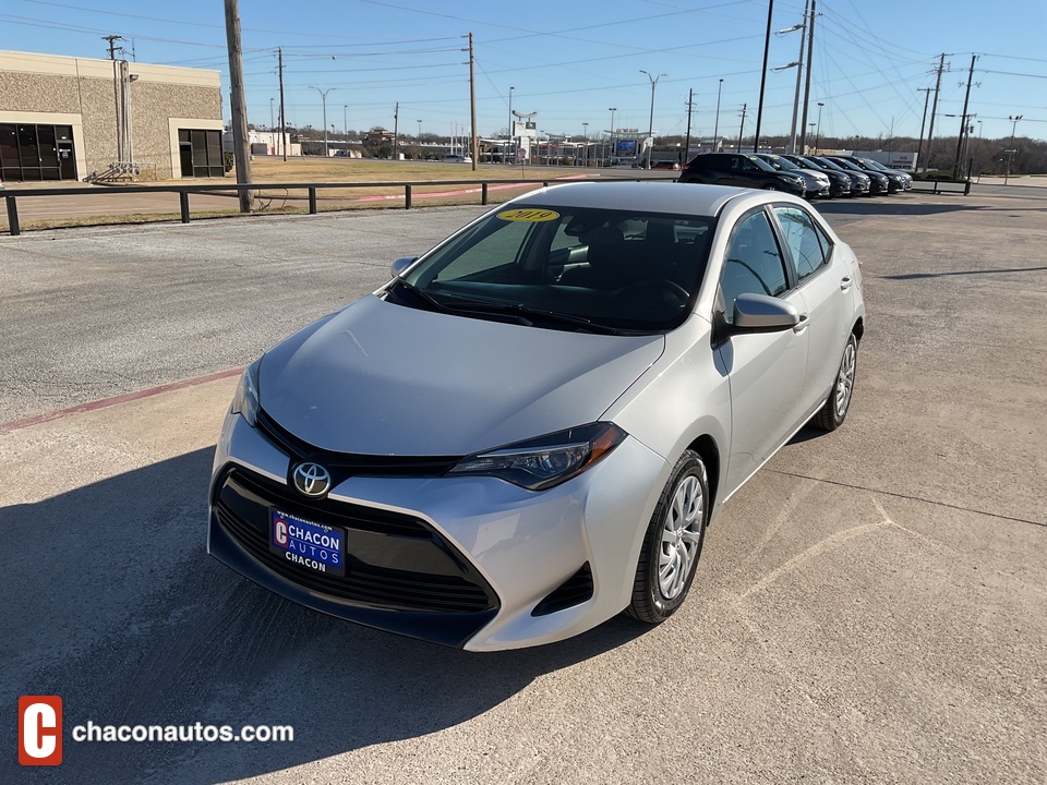 Used 2019 Toyota Corolla in Dallas, TX ( D178574 ) | Chacon Autos