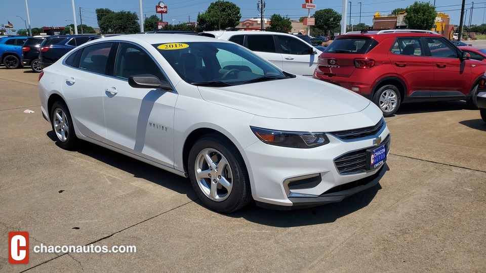 Used 2018 Chevrolet Malibu in Dallas, TX (D227842) Chacon Autos