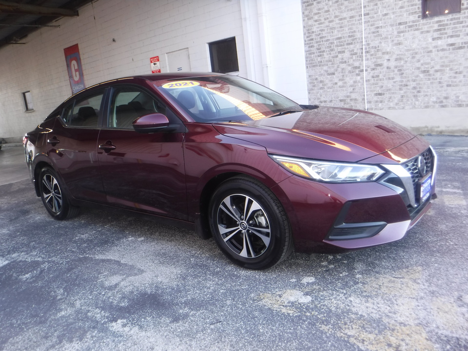 nissan sentra 2021 burgundy