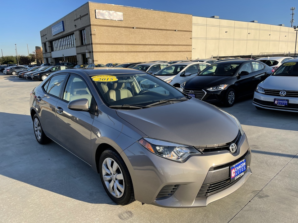 Used 2015 Toyota Corolla LE CVT for Sale - Chacon Autos