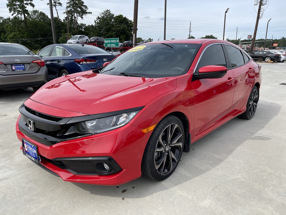 Used 2019 Honda Civic EX Honda Sensing Sedan CVT for Sale - Chacon Autos