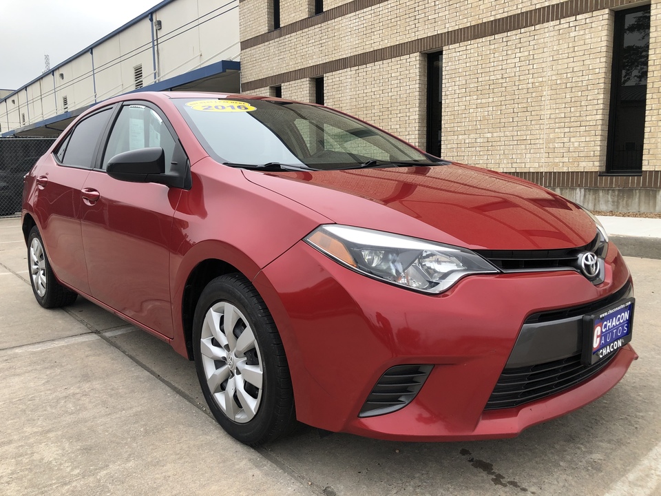 Used 2016 Toyota Corolla LE CVT for Sale - Chacon Autos