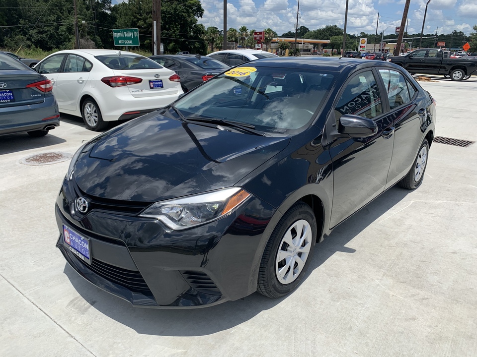 Used 2016 Toyota Corolla in Houston, TX ( U727748 ) | Chacon Autos