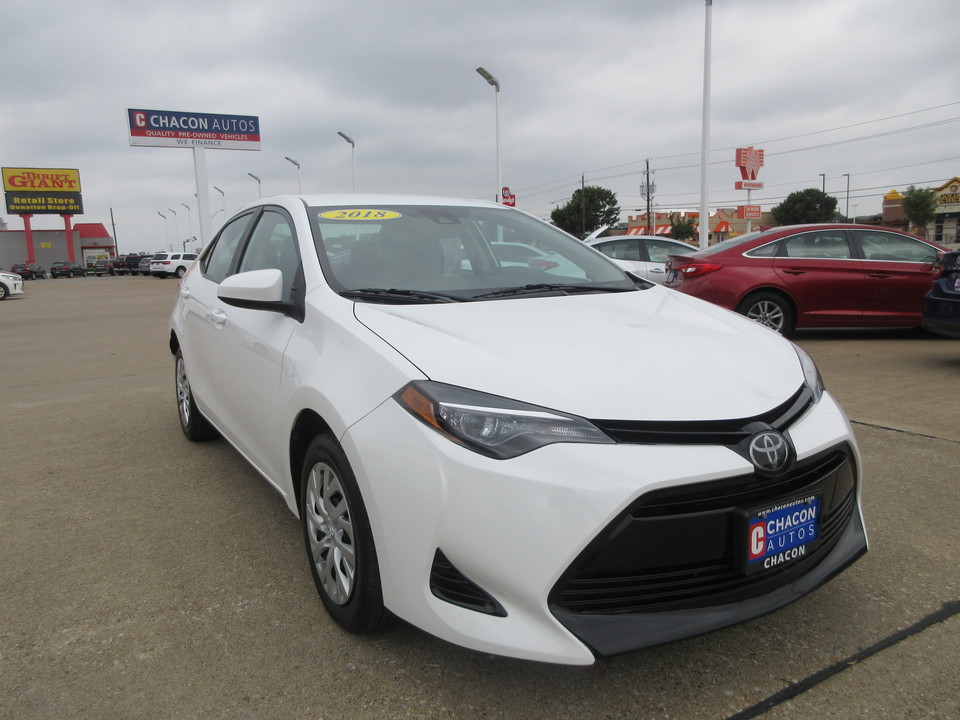 Used 2018 Toyota Corolla SE CVT for Sale - Chacon Autos