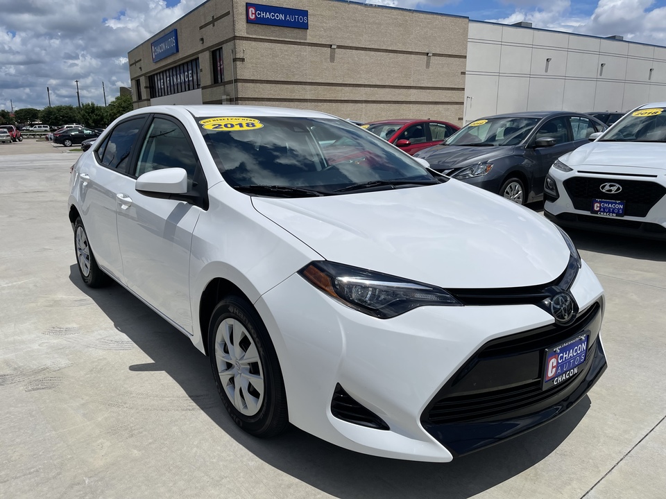 Used 2018 Toyota Corolla L CVT for Sale - Chacon Autos